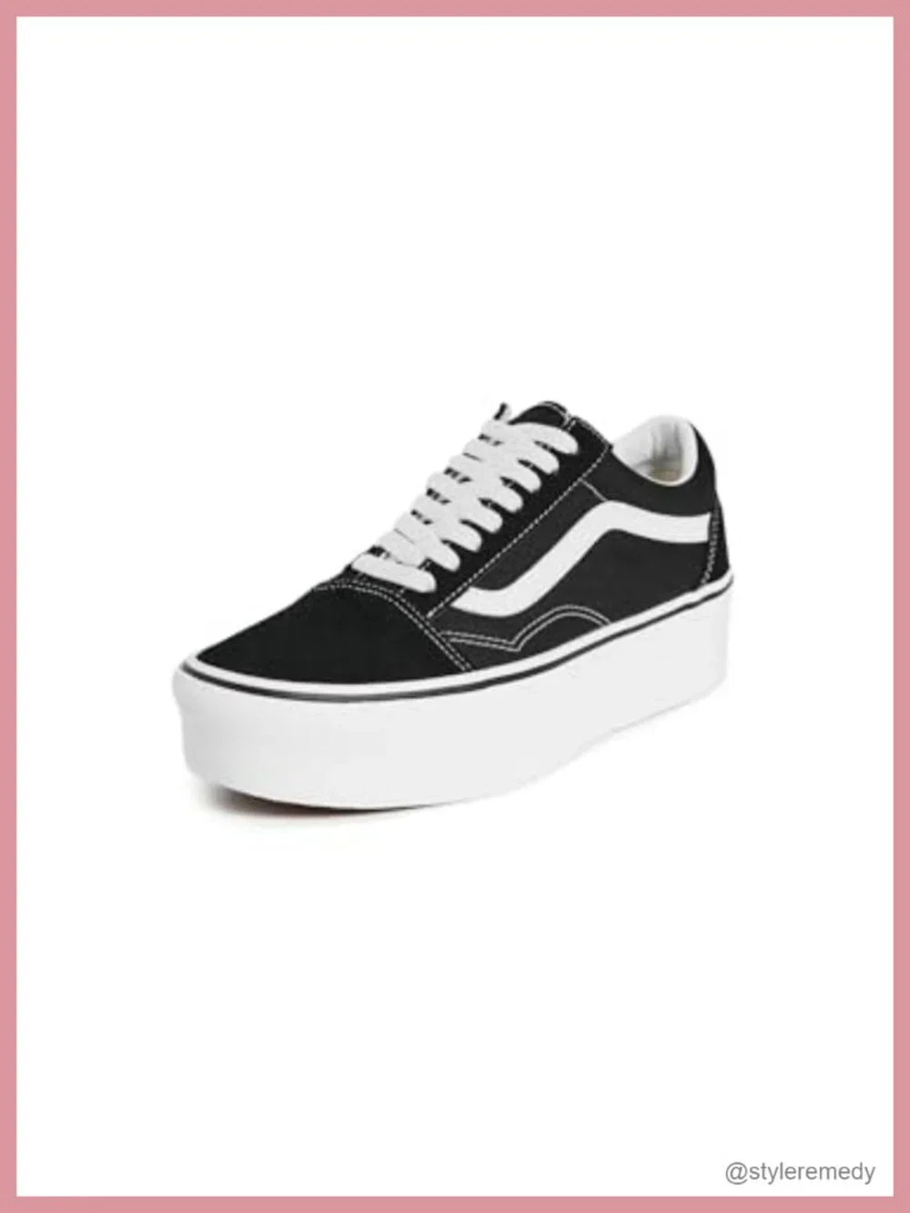Vans Old Skool Stackform Sneakers - Suede Canvas Platform Shoes